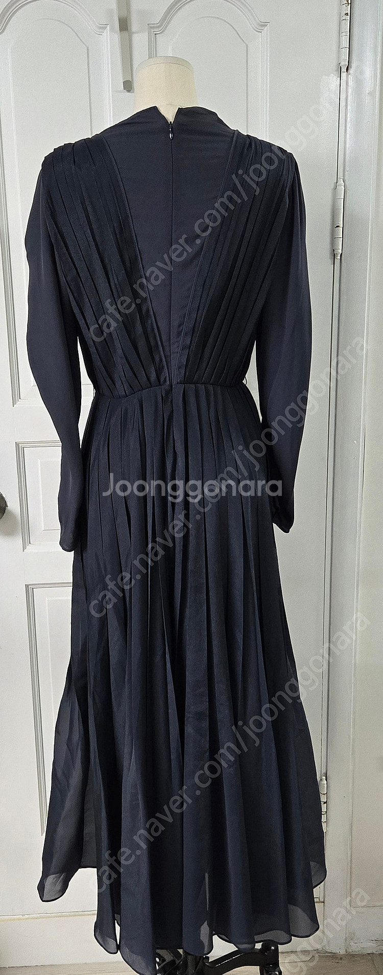 무배)한섬 오브제 플리츠원피스--6