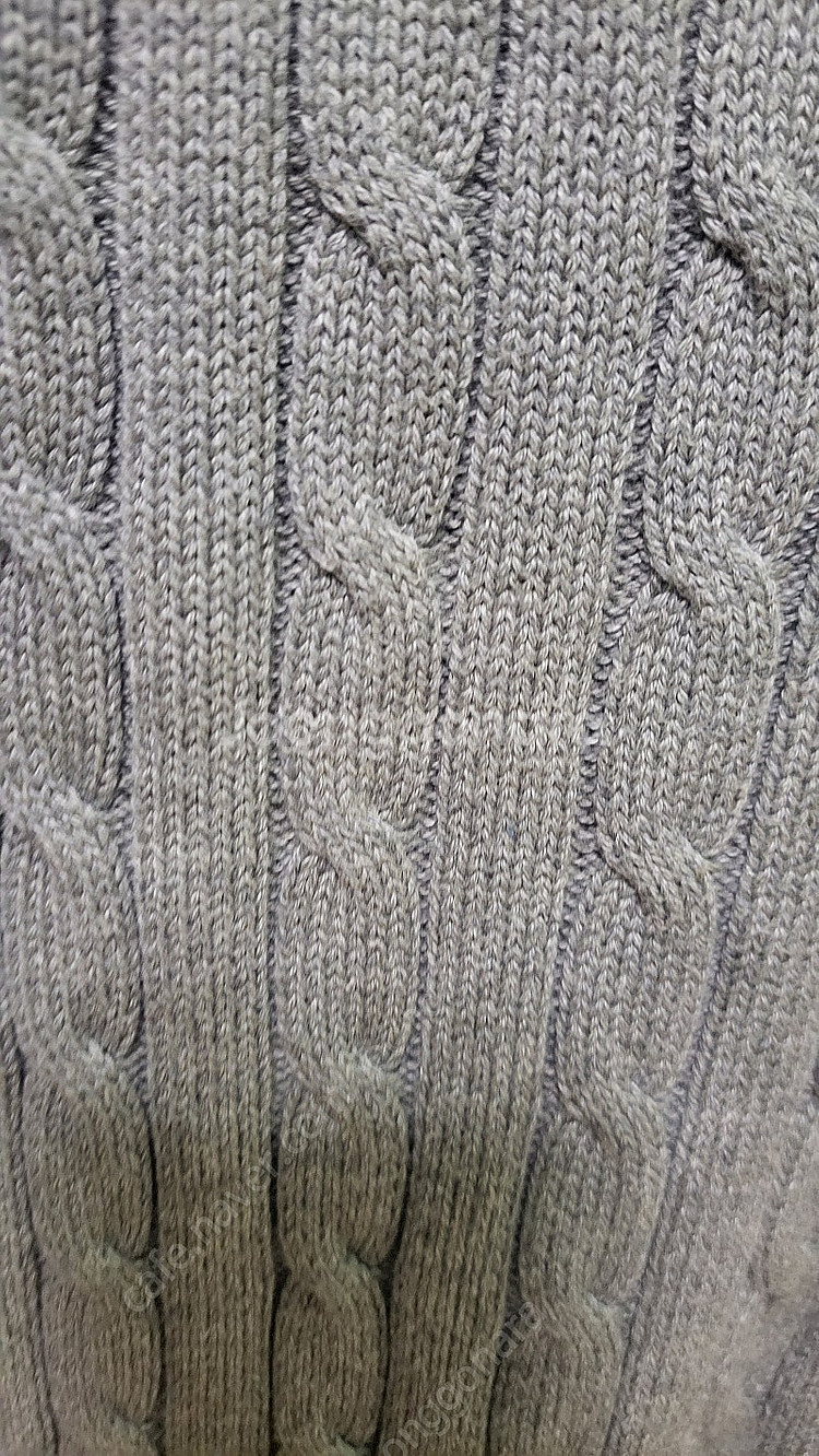 폴로 케이블 니트 시착 새상품--4