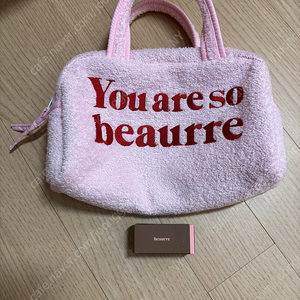 페퍼윤윤 뷰뤼 beaurre 핑크파우치+립앤치크