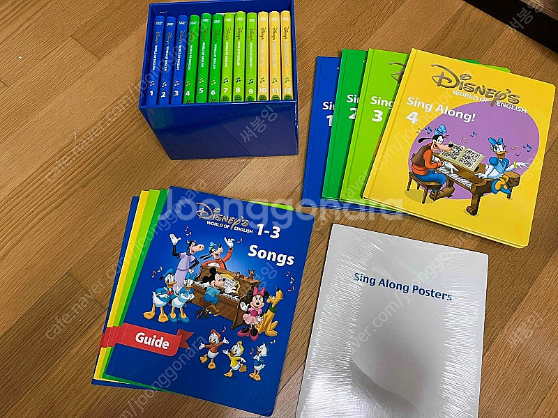 월팸 월드패밀리 싱얼롱 dvd 책 가이드북 포스터--0