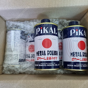 피칼 액체 광택제 PIKAL METAL POLISH 300g(미사용신품)