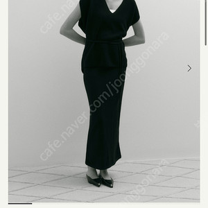 시에 노아 울 니트 스커트