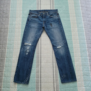 리바이스 511. WhiteOak Conemills 화이트오크 콘밀 셀비지데님. 31사이즈 / 리바이스 501CT. 커스텀테이퍼드 디스트로이드 연청진. 31사이즈