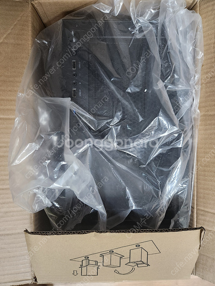 사무용 데스크탑 컴퓨터 i3-12100F, RX580 팝니다.--0