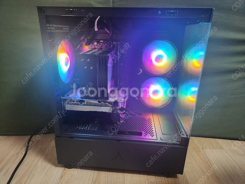 사무용 데스크탑 컴퓨터 i3-12100F, RX580 팝니다.--3