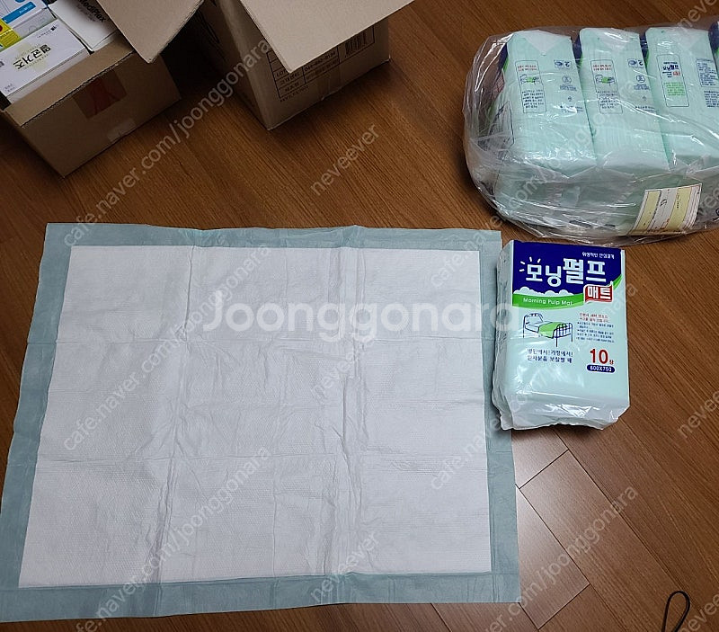 펄프 매트 60x75cm (환자 침대 간병용/애견 배변...--0