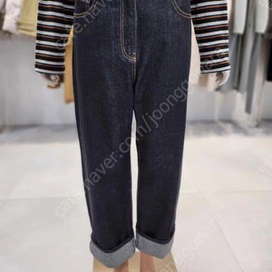 톰보이 셀비지 롱와이드 데님팬츠