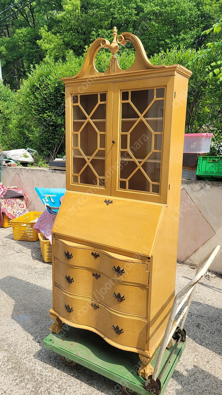 USA 앤틱 북케이스 장식장/카페 가구/카페인테리어/앤틱가구/장식장 이미지