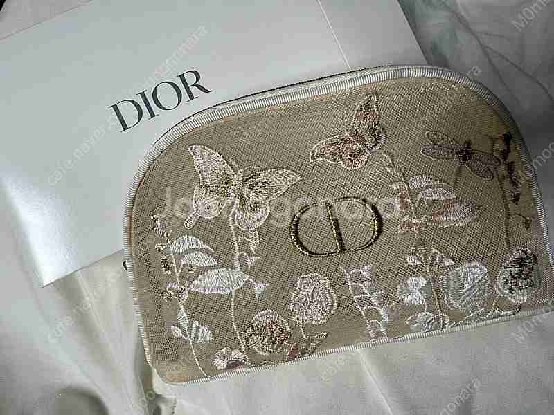 디올 플라워 메쉬 파우치 새상품 택포 5만원--0