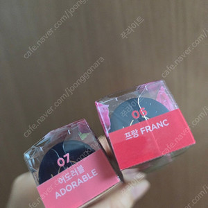 (새상품)포렌코즈 타투글래스틴트 어도러블/프랑