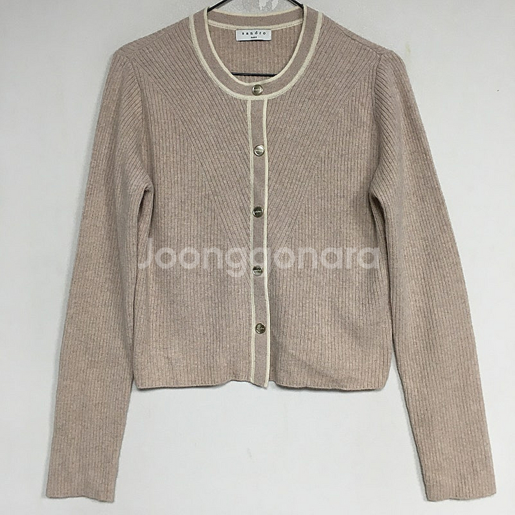SANDRO 산드로 슬리브 니트 가디건 / 랑방 마인 오브제 타임 럭키슈에뜨 산드로 마쥬 오르 시에 시스템--0