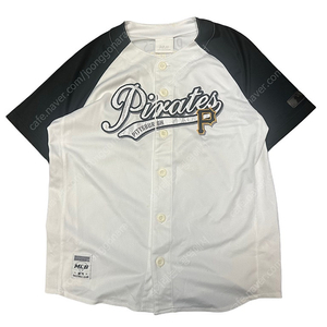 MLB PIRATERS 베이스볼화이트셔츠 100