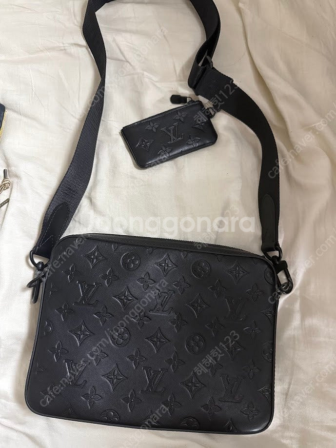 루이비통 모노그램 셰도우 듀오 메신저백--0