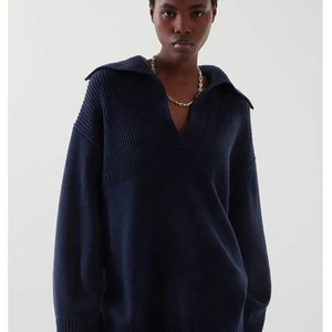 COS 코스 스프레드 카라 울 니트 S / 랑방 마인 오브제 타임 럭키슈에뜨 산드로 마쥬 오르 시에 시스템