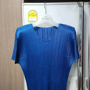 오늘만 플리츠플리즈 반팔 4사이즈/ 마인 시스루 블라우스