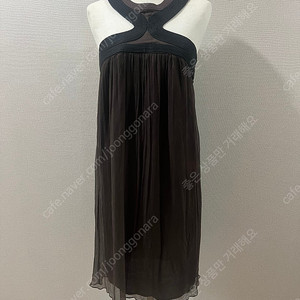 (휴양지추천/상태좋음)쉬폰 kookai 쿠카이 홀터넥 원피스 (55전후)