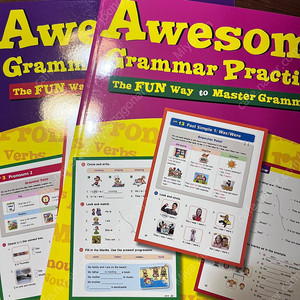 Awesome grammar 2,3 스콜라스틱 초등영문법 새책 2권(반값택포)