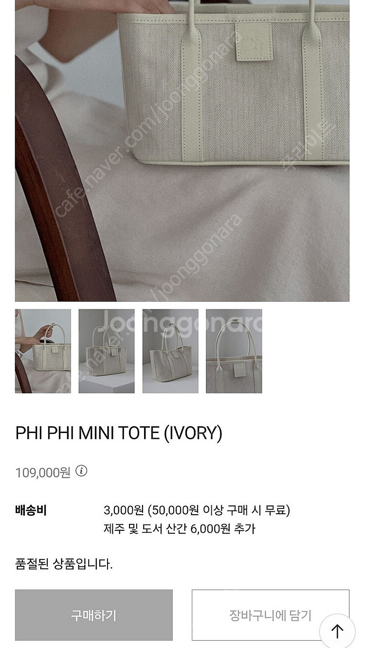 베이루트 가방 PHI PHI MINI TOTE (IVO...--4