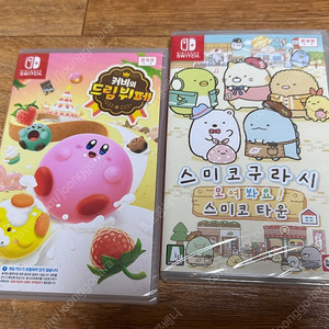 닌텐도 스위치 게임칩 커비 드림뷔페, 스미코구라시 타운, 모델 데뷔 니콜라 판매해요