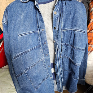 우영미 워싱 데님 셔츠