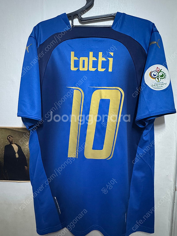 [L] 2006 월드컵 이탈리아 홈 토티 유니폼--1
