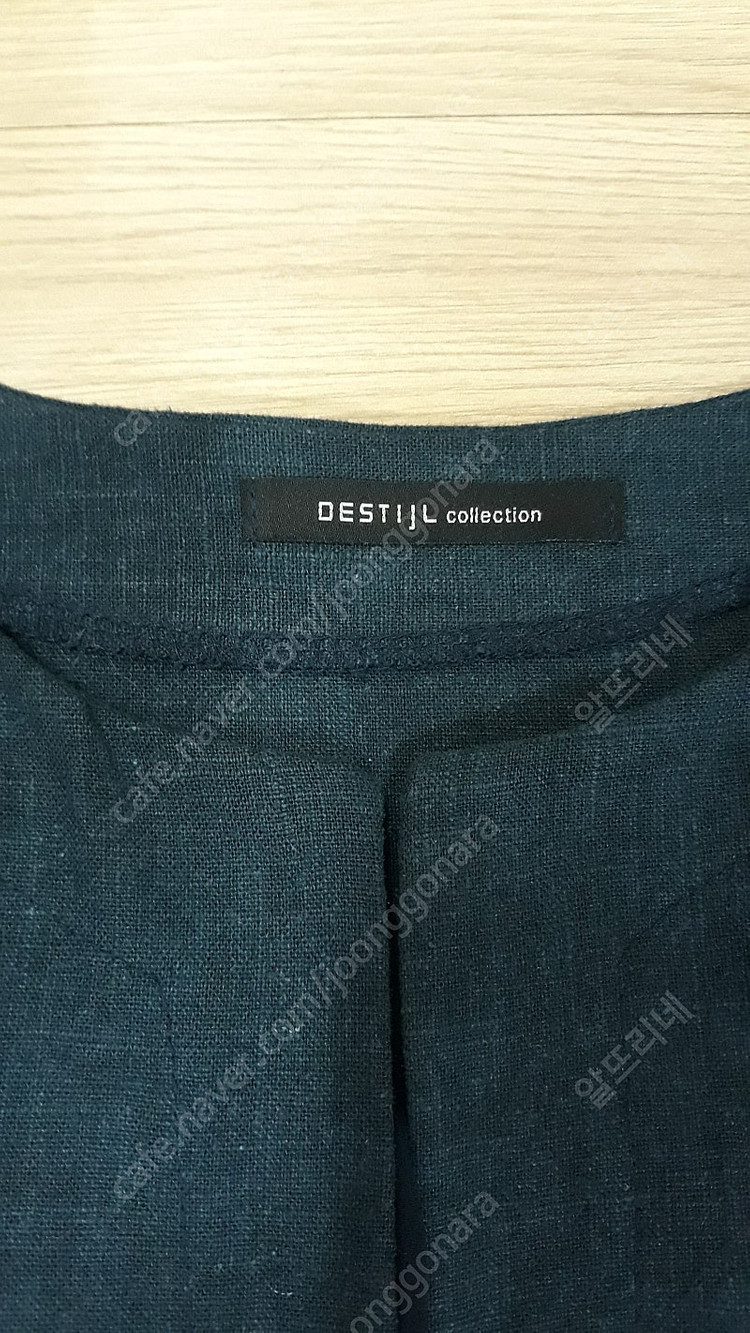 새상품)더스틸 린넨 쉬폰 시스루 오픈 롱베스트 이미지