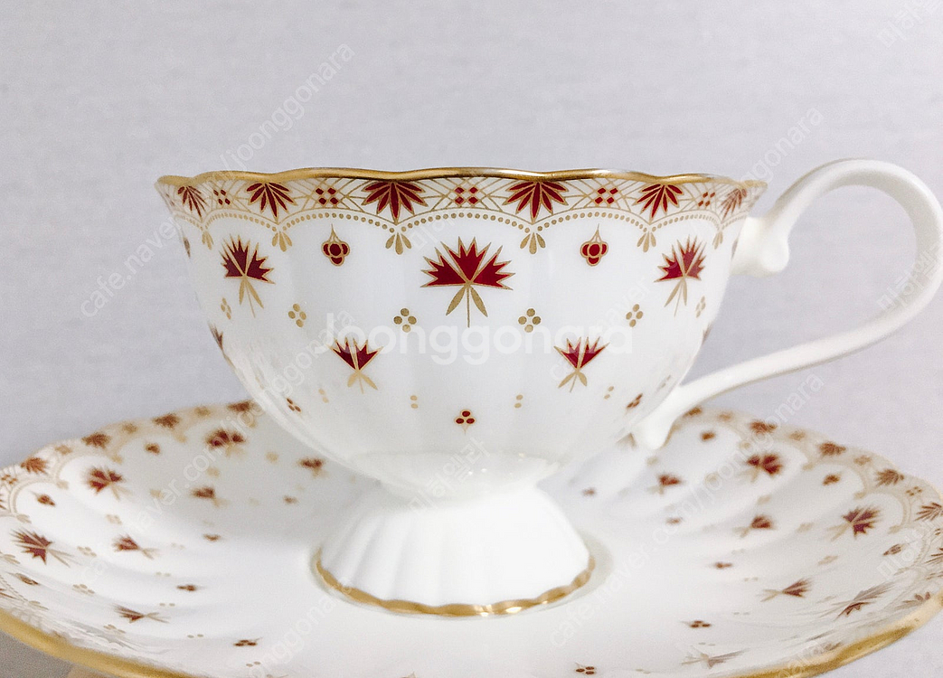 [1조 가격]희귀 빈티지 노리다케 다이앤서스 플라워 패턴 찻잔 겸 커피잔--1