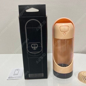 엘스펫 강아지 휴대용 정수필터 슬라이드 물병 300ml (새상품)