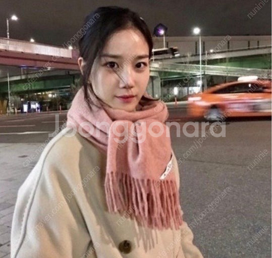 아크네 스튜디오 머플러 목도리 로즈멜란지--0