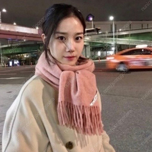 아크네 스튜디오 머플러 목도리 로즈멜란지