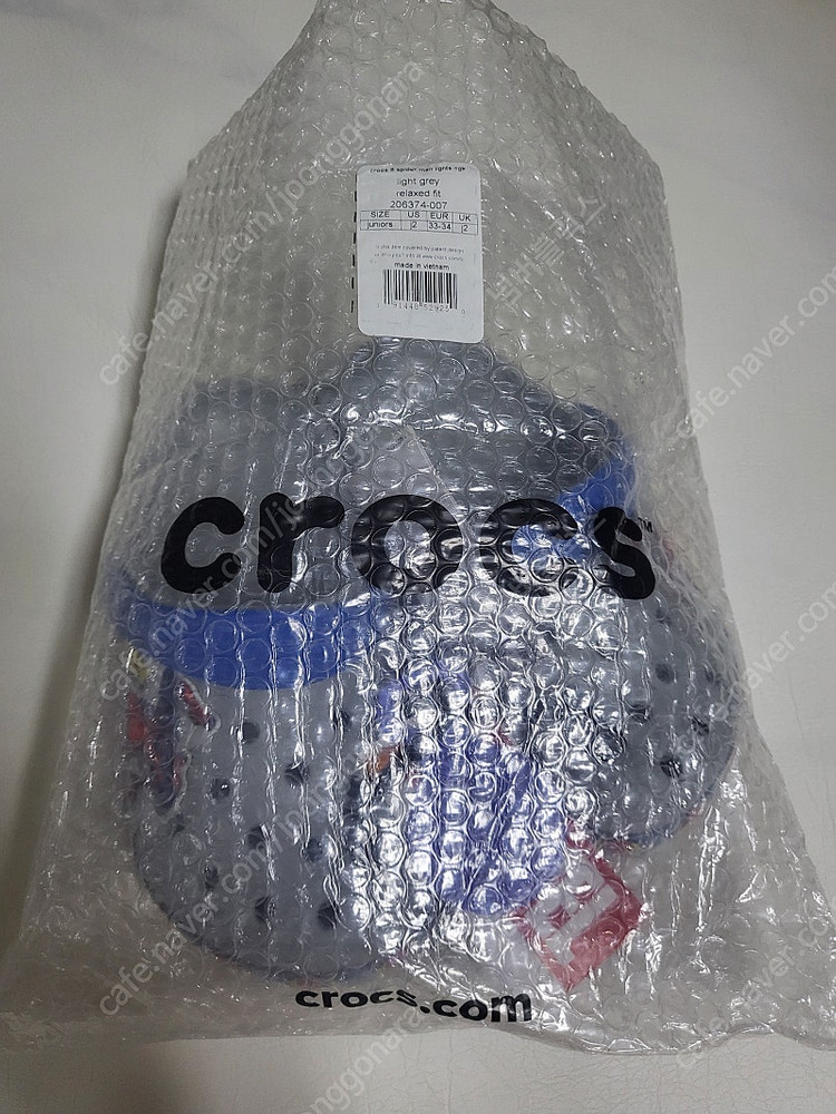 크록스 키즈 J2 스파이더맨 210 새제품--4