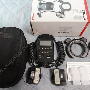 캐논 mt-24ex 접사 트윈라이트 팝니다.