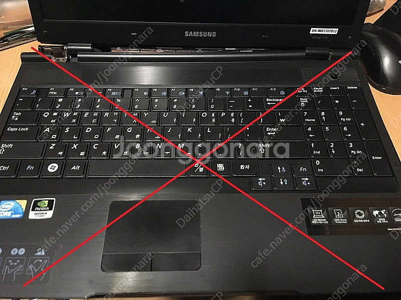 삼성 SENS NT-P580-JS2U/C부품/액정(커버--3