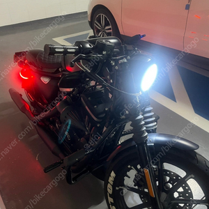 할리데이비슨 아이언883 아몬커스텀 바버 풀튜닝