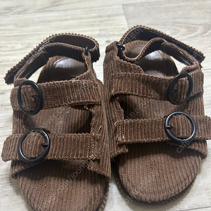 상태좋음) 마이슈즈 코듀로이 샌들 170