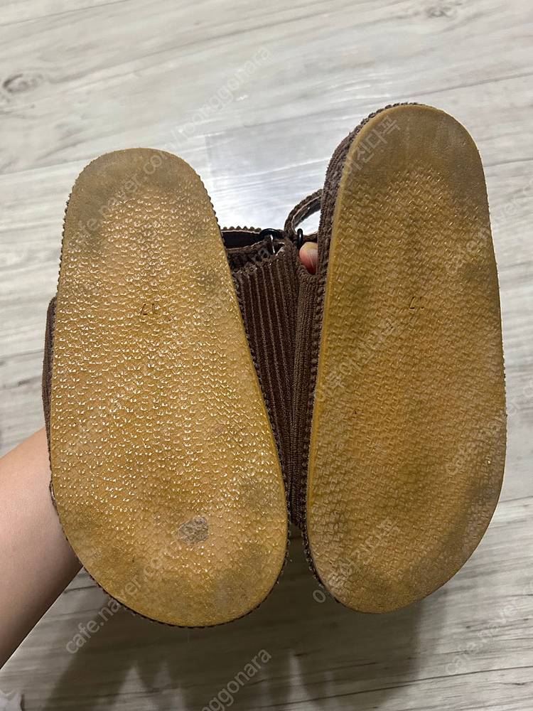 상태좋음) 마이슈즈 코듀로이 샌들 170--2