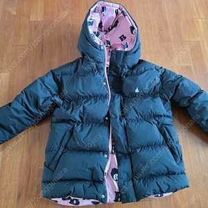 빈폴키즈 여아 리버시블 다운점퍼 택포45000원