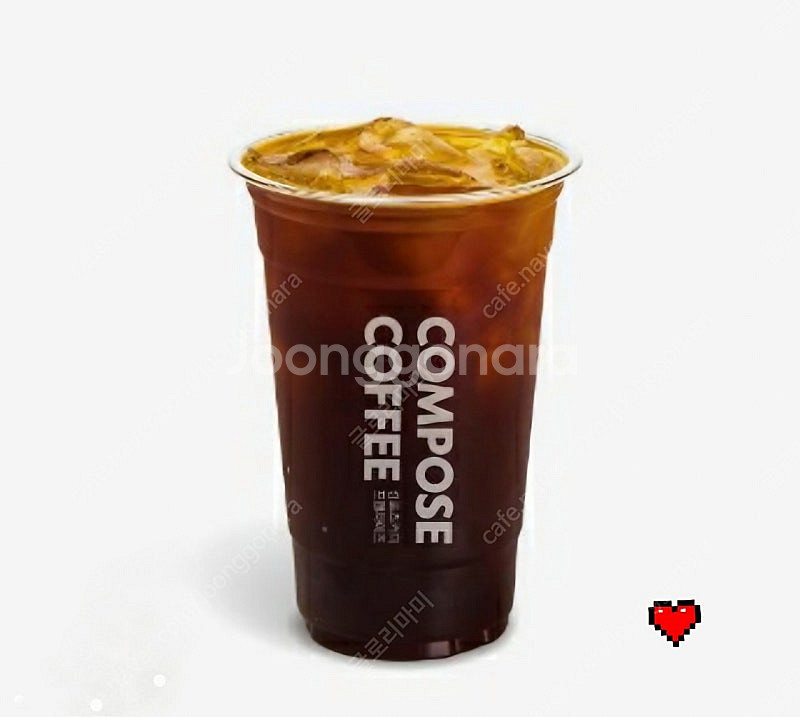 컴포즈커피 아이스 아메리카노 2잔 (Ice) (Take...--0