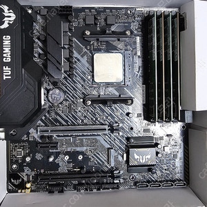 경기양평)5700x + asus tuf b450m + 삼성램 32기가 2666 택포 22에 팝니다