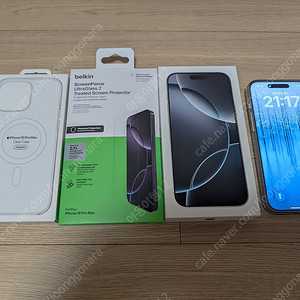 아이폰 16 프로 맥스 1TB 화이트 티타늄 팝니다. (+애케플)