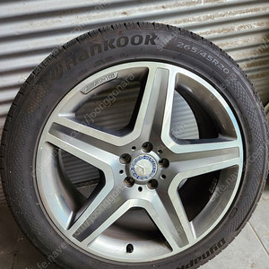 20인치 벤츠 W166 GLE350d AMG 정품 휠+타이어 90%