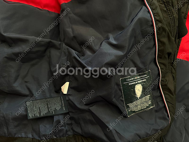 쌍둥이 타미힐피거 키즈 덕다운 롱패딩 128size (7세) 택포--4