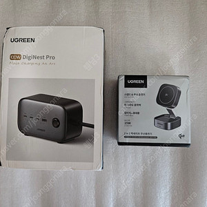 유그린 Ugreen 2in1 맥세이프 무선 Qi2 충전기 KC인증 충전기,유그린 GaNIII 100W PD PPS 3680W 멀티탭 고속접지충전기 프로 미개봉 새제품,100W US