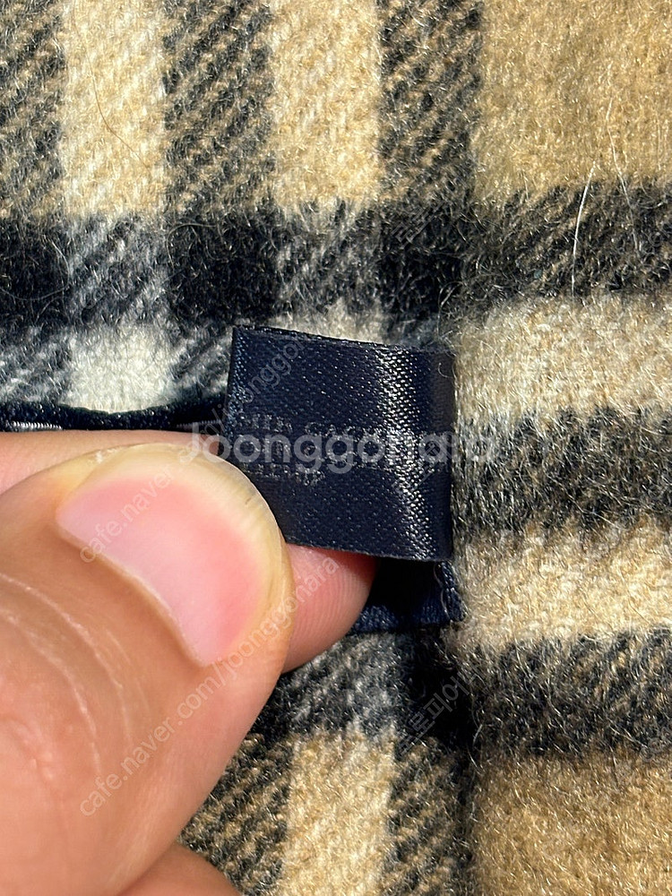 버버리 캐시미어 100% 진베이지 머플러 목도리 정품--4