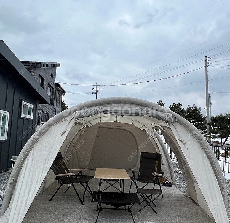 제드 티맥스 에어텐트(샴페인골드) + 전실 텐트러그--1