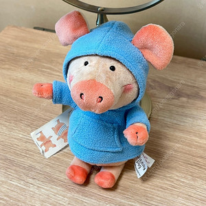 NICI 니키 위블리 피그 블루후드 돼지 인형 판매합니다 이미지