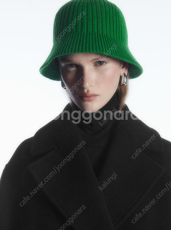 새상품) 코스 리브드 메리노 울 버킷 햇--1