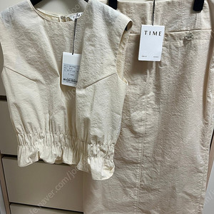 한섬 타임 23 ss크링클 셋업 44(미개봉새상품)