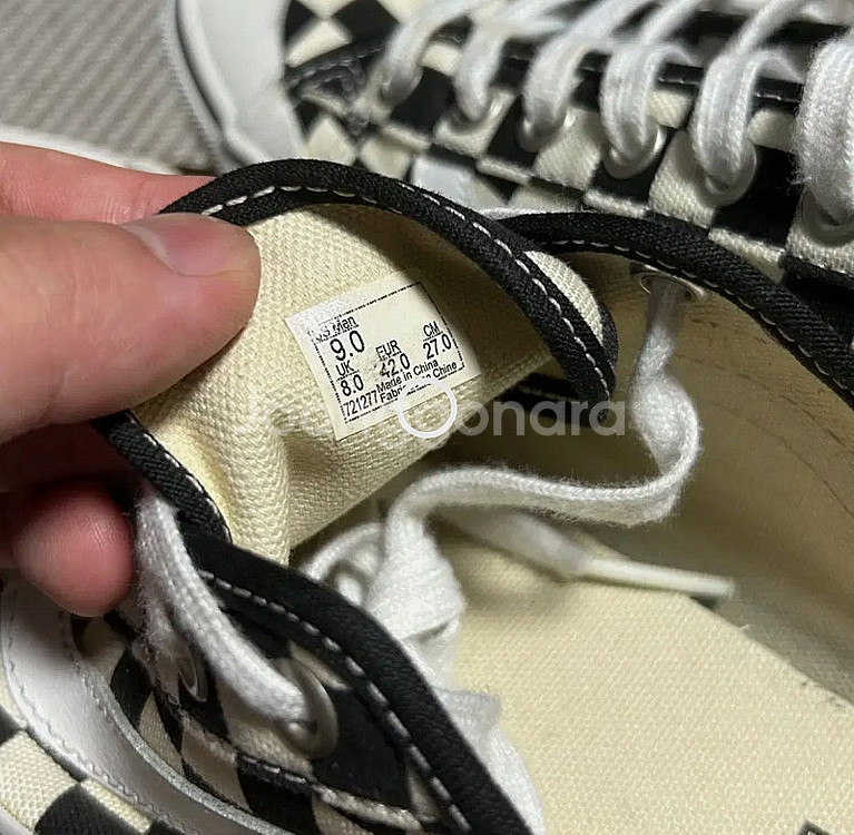 Vans 반스 블랙볼 체커보드 스니커즈 판매합니다--6