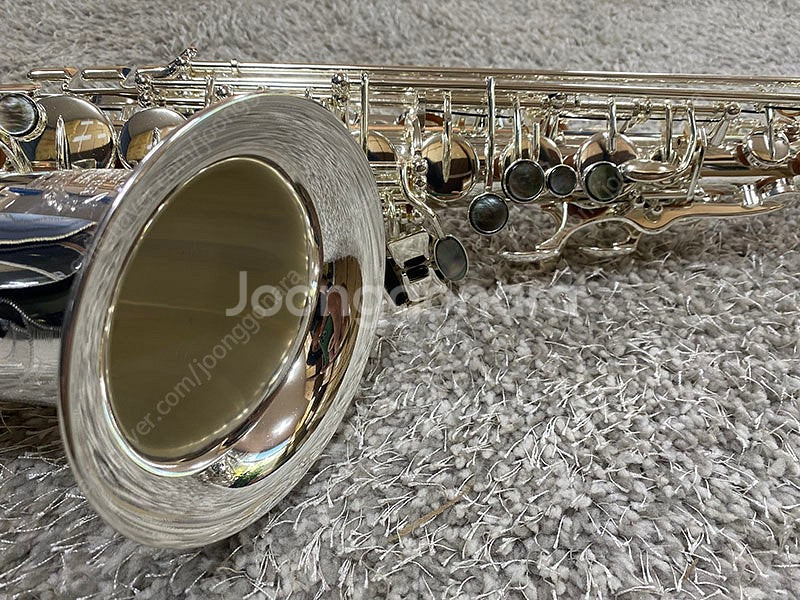 알토 제니쿠퍼 포르테3 실버 신품급 중고 색소폰 팝니다.--3